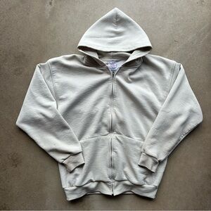 90s Pluma Thermal Lined Hooded Zip-Up Sweatshirt